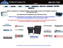 Tablet Screenshot of pecoinc.com